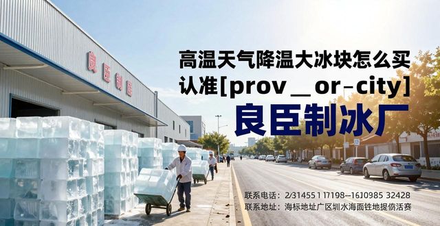 高温天气降温大冰块怎么买 认准呼和浩特良臣制冰厂